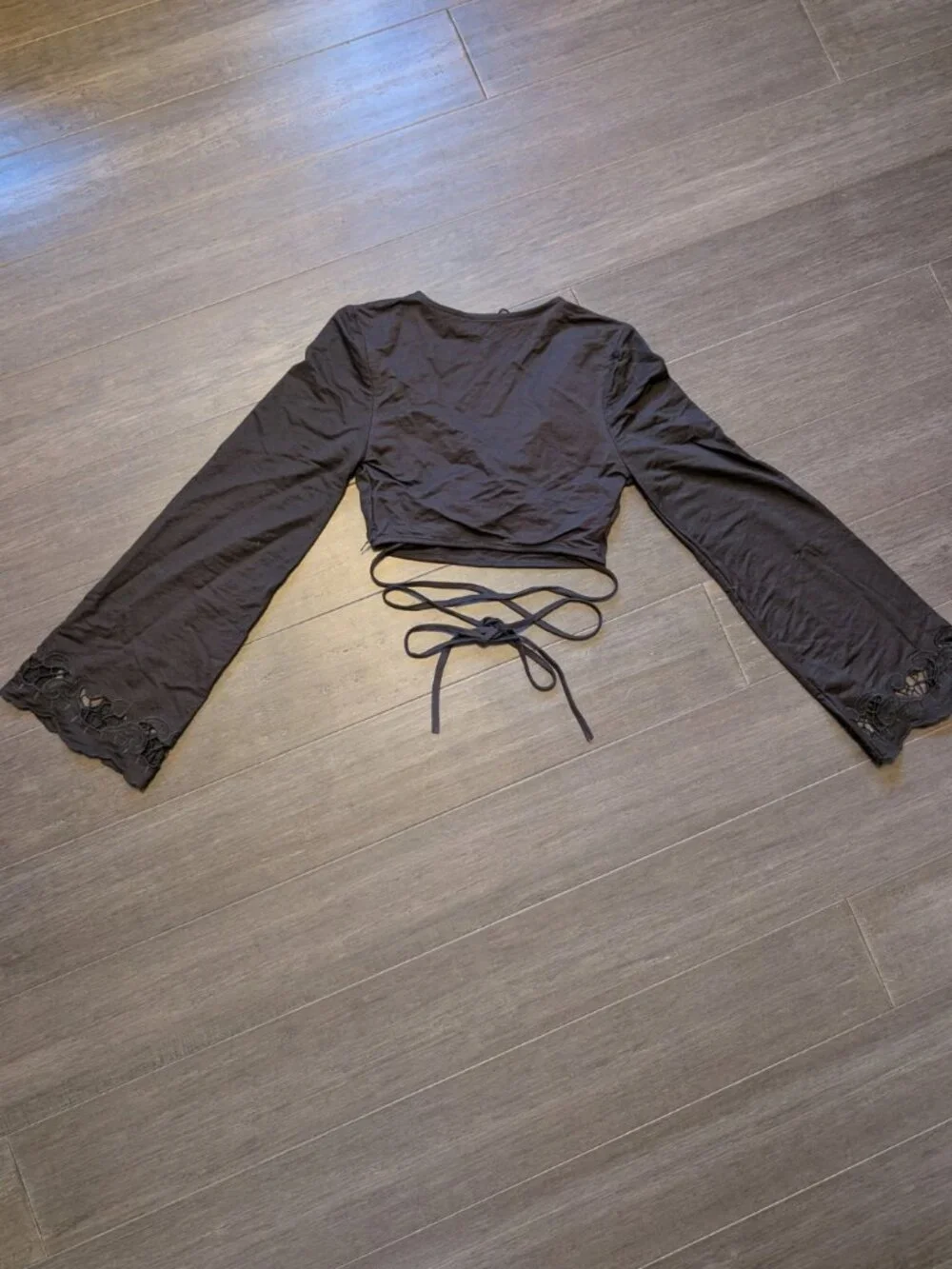 Zara brown wrap